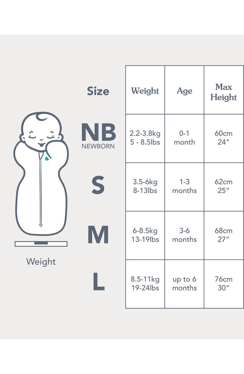 LOVE TO DREAM Swaddle Up<sup>™</sup> 1.0 TOG Silky Lux Swaddle, Alternate, color, Misty Blue