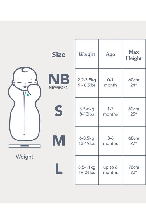 Love To Dream Swaddle Up™ 1.0 Tog Silky Lux Swaddle In Blue