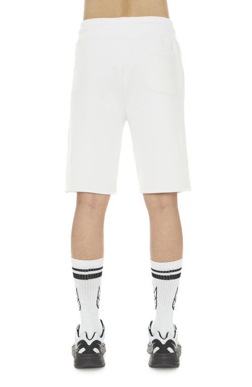Cult Of Individuality Fleece Sweat Shorts In White