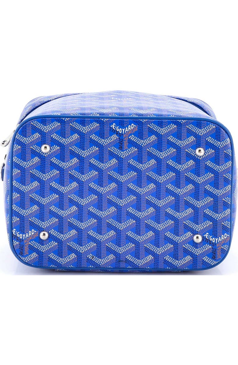 Pre-Owned Goyard Muse Vanity Case Coated Canvas, Alternate, color, Blue
