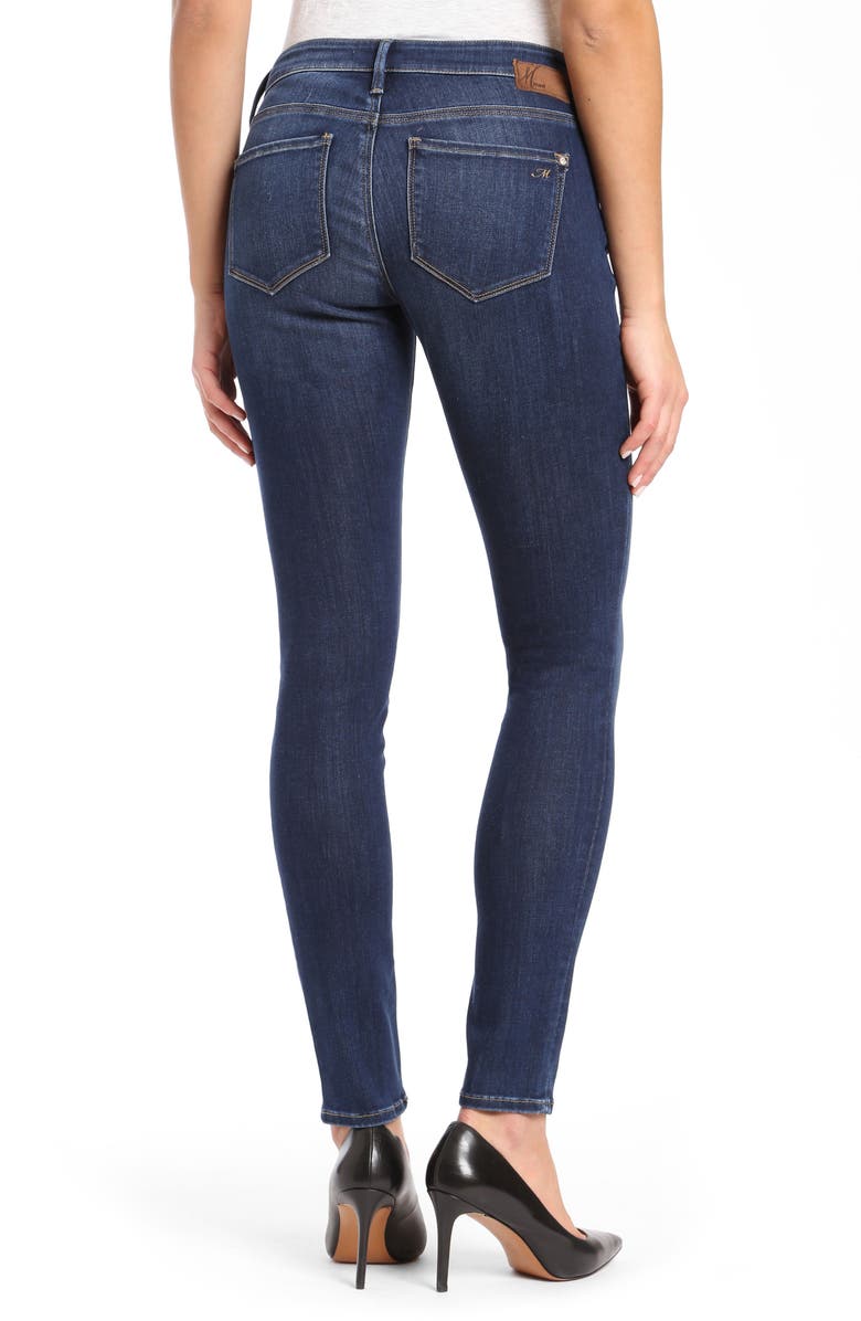 Mavi Jeans Alexa Supersoft Skinny Jeans, Alternate, color, Dark Supersoft