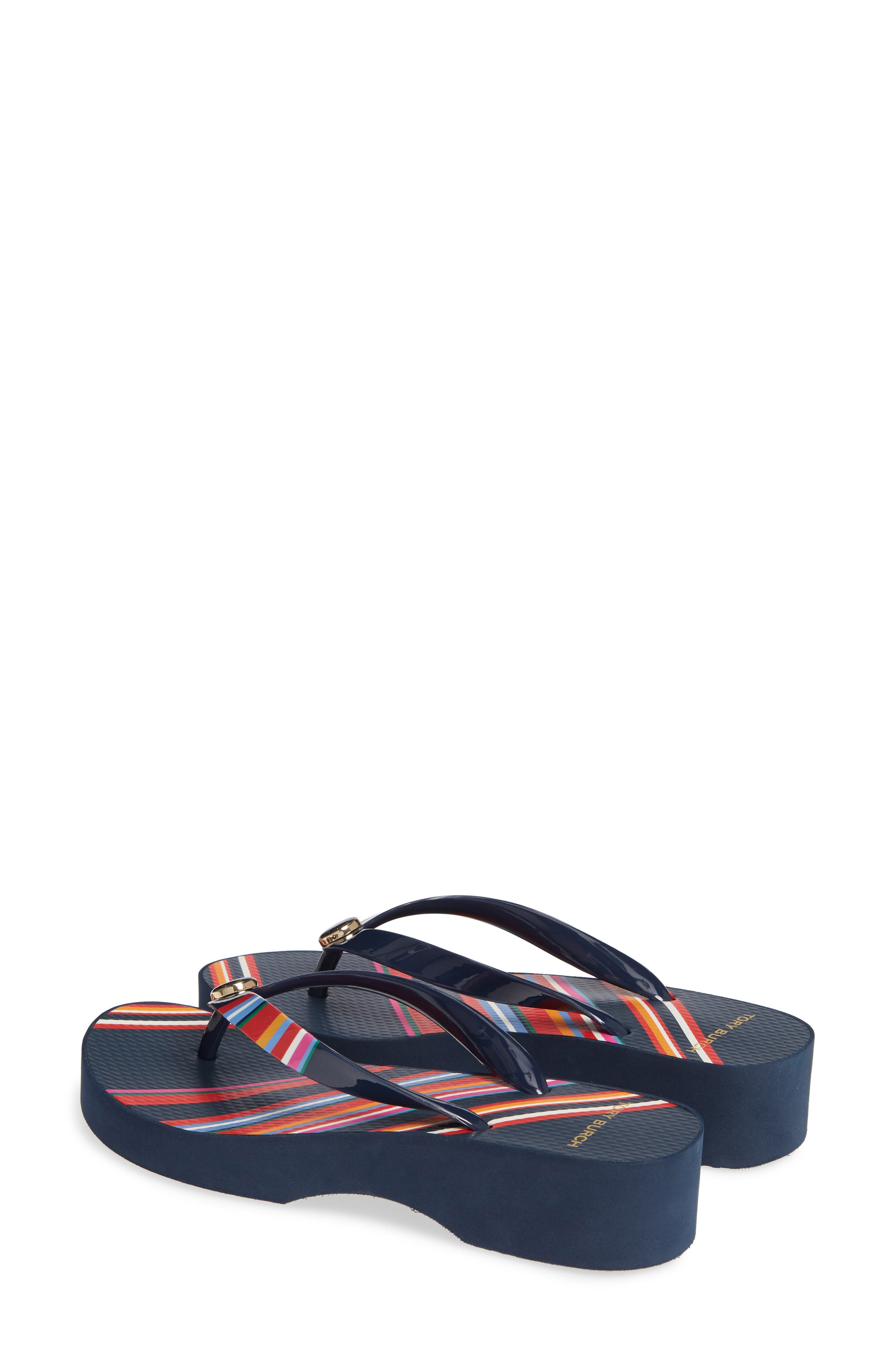 Tory Burch Wedge Flip Flop, Alternate, color, 