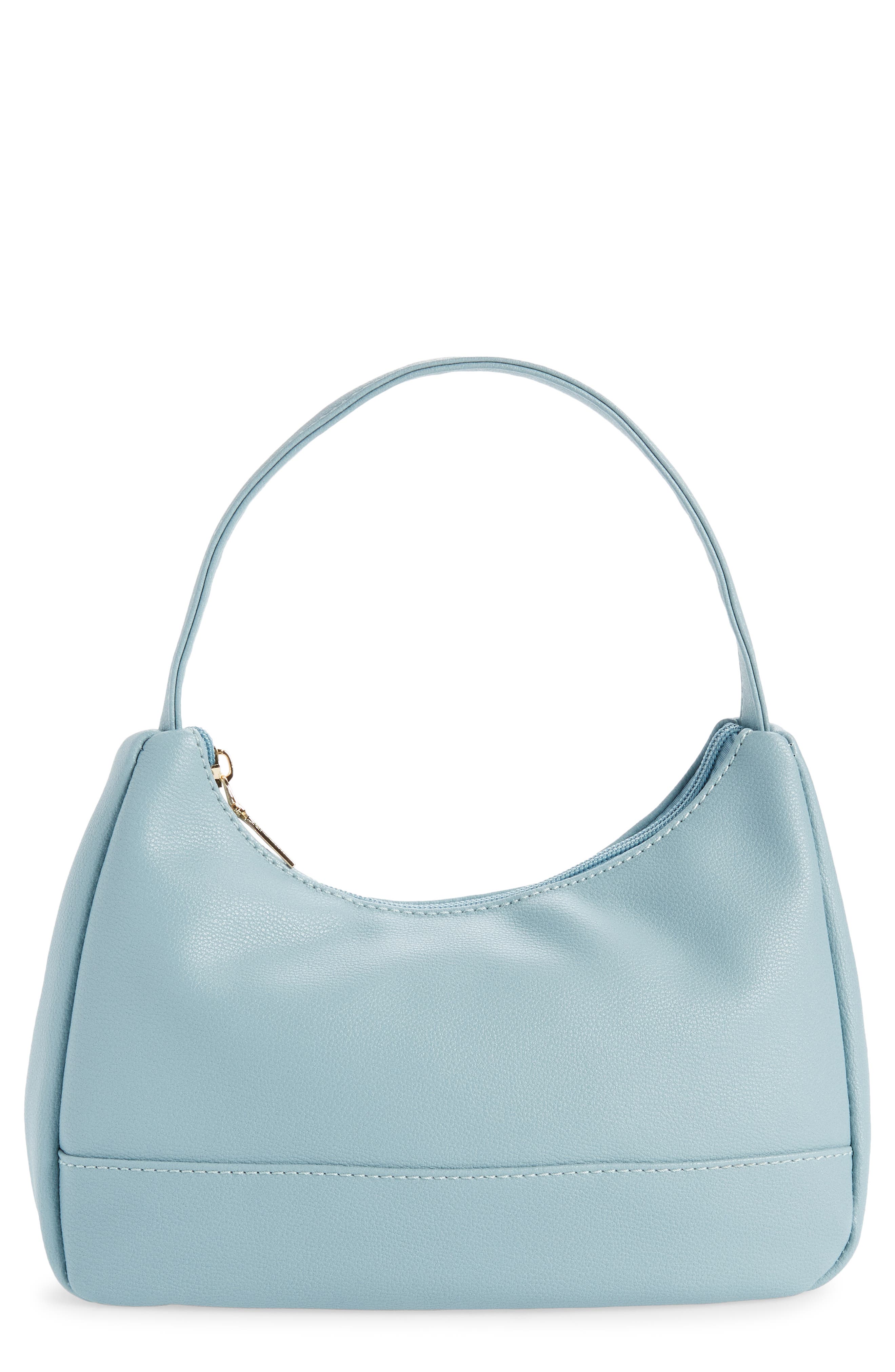 Baguette Shoulder Bag, Main, color, BLUE