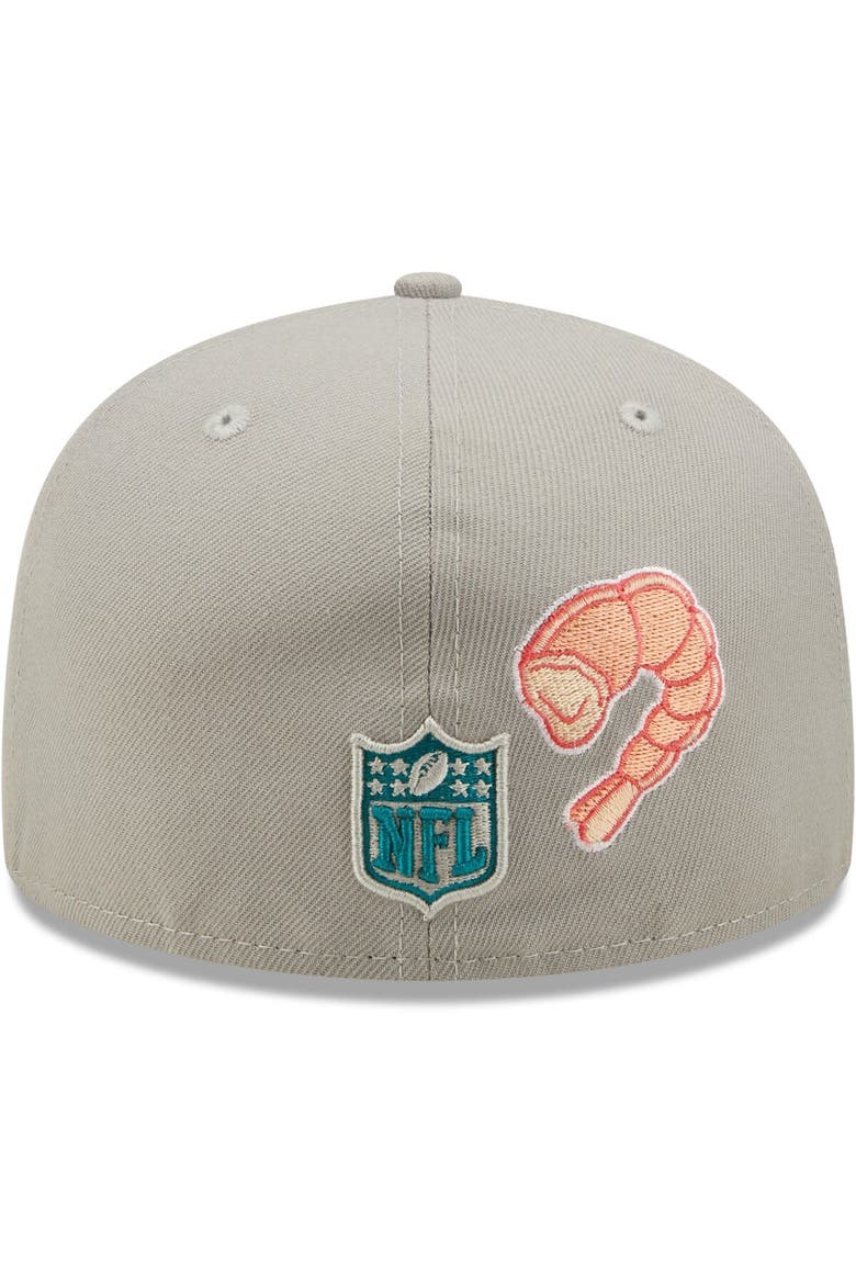 Men's New Era Gray Jacksonville Jaguars City Describe 59FIFTY Fitted Hat, Alternate, color, Gray