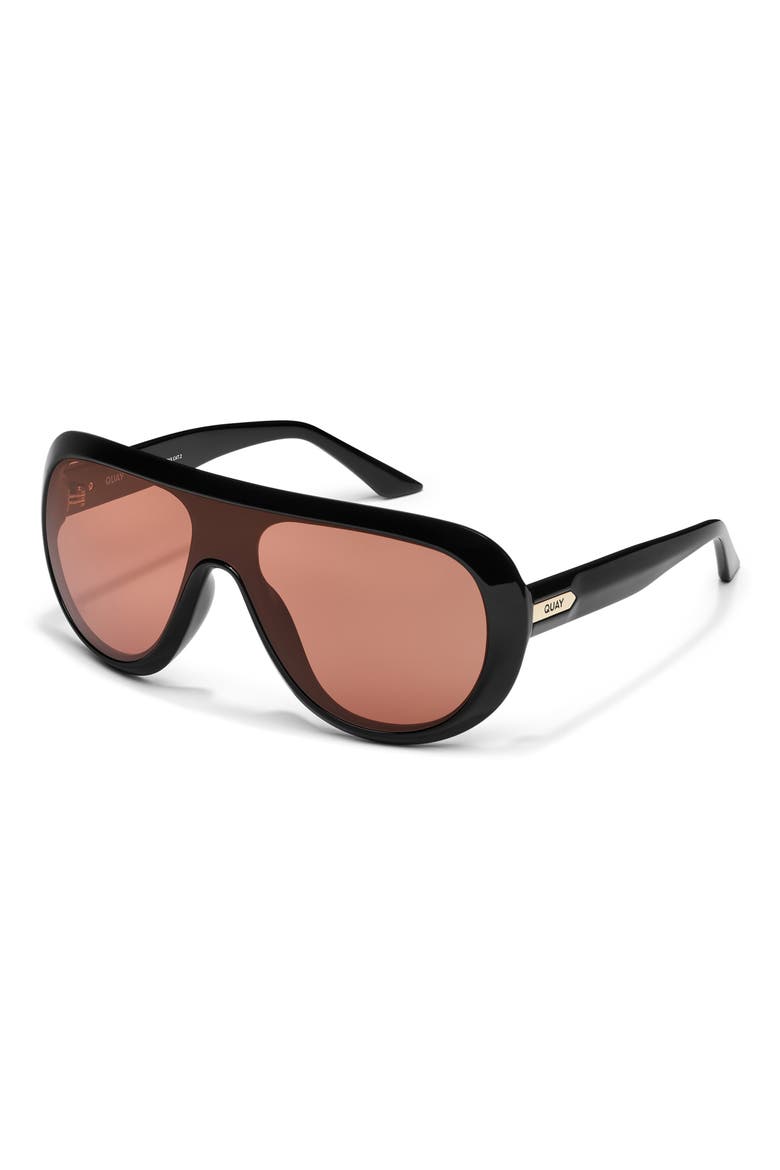 Set List 54mm Aviator Sunglasses, Alternate, color, BLACK/ DARK APRICOT