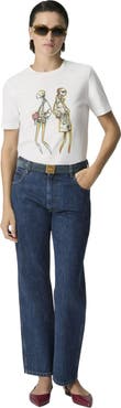 Missoni Crew-neck T-shirt In Cotton Jersey With Print And Logo