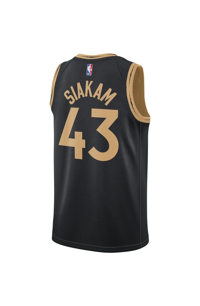 Nike Men's Nike Pascal Siakam Black Toronto Raptors 2020/21 Swingman Jersey - City Edition, Alternate, color, 