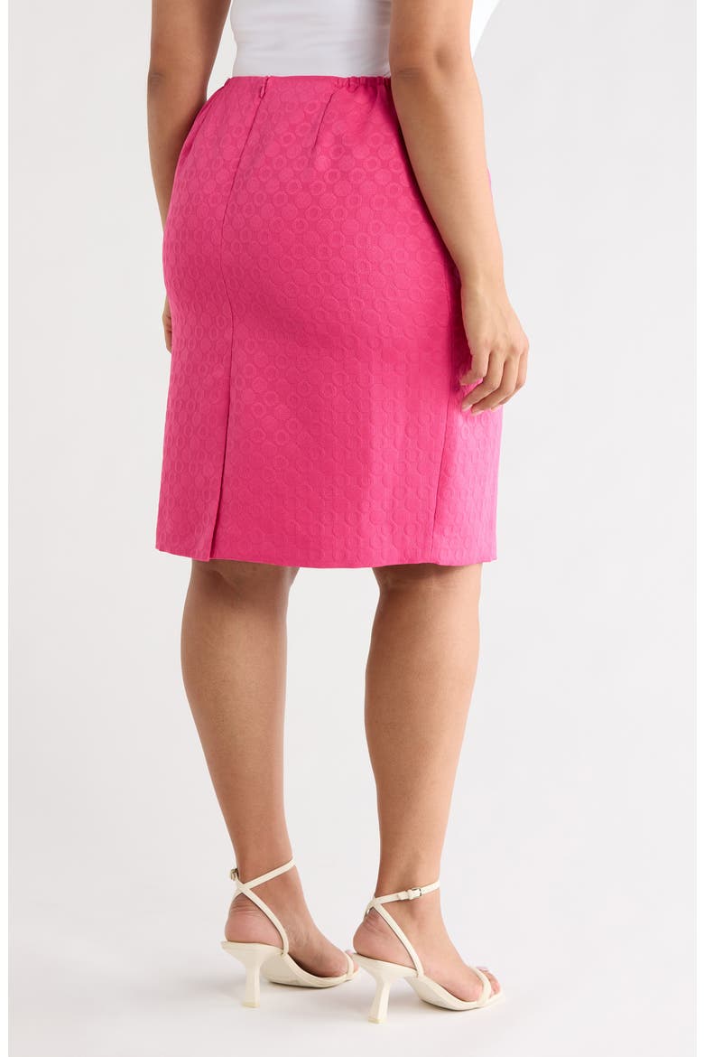Textured Zip Pencil Skirt, Alternate, color, PINK PERFECTION
