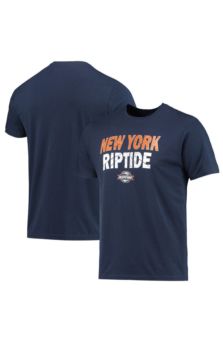 LEVELWEAR Men's Levelwear Navy New York Riptide Team Logo Thrive T-Shirt, Main, color,