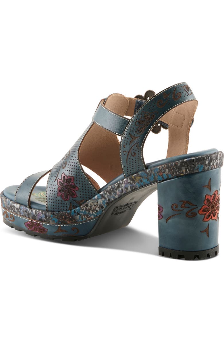 L'Artiste by Spring Step Jawdrop Sandal, Alternate, color, Navy Multi