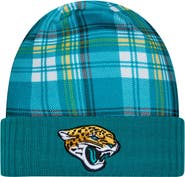 New Era Men's New Era  Teal Jacksonville Jaguars Sideline Statement Cuffed Knit Hat
