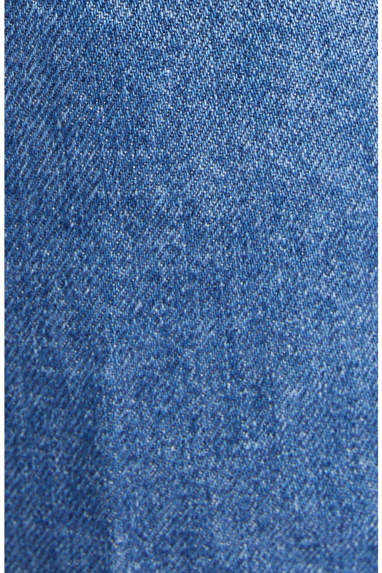 Atlantic Blue Straight Leg Cotton Denim Jeans, Alternate, color, 4300 MID BLUE