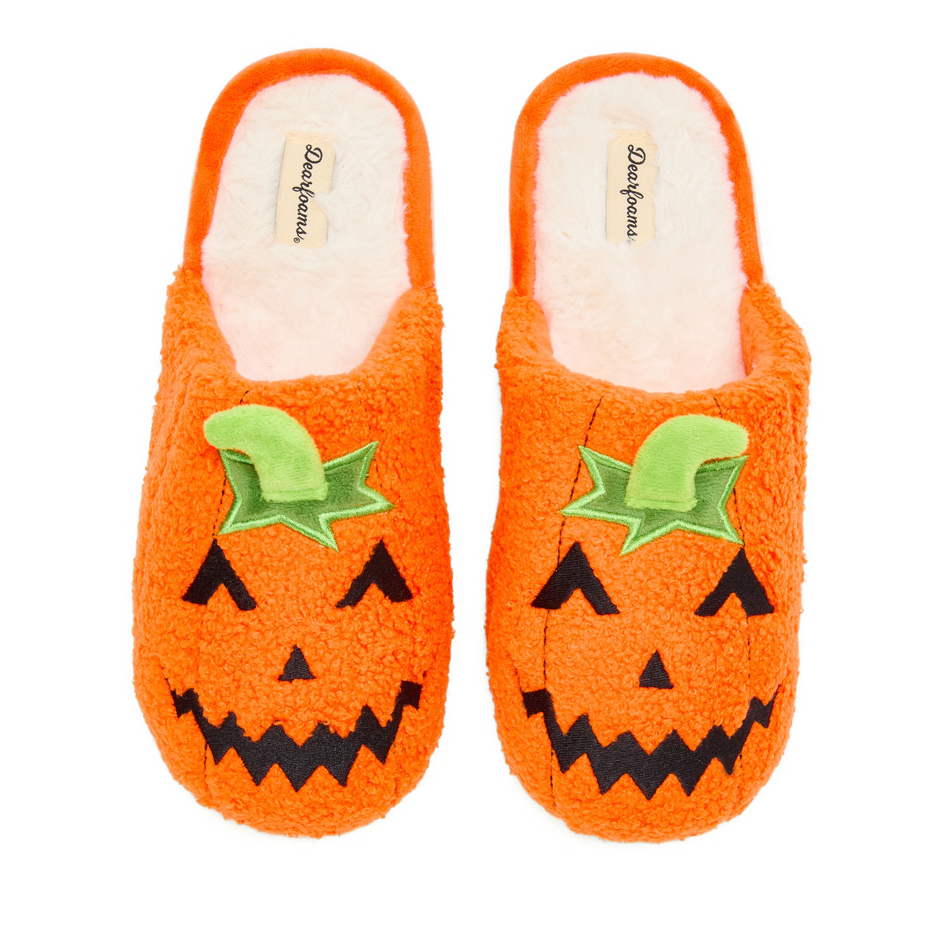 DEARFOAMS Halloween Scuff Slipper, Alternate, color, Mandarin