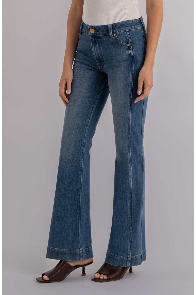 Natalie Paneled High Waist Bootcut Jeans, Alternate, color, ALLIANCE