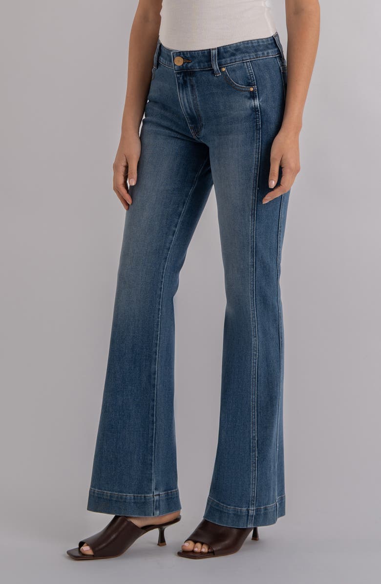 KUT from the Kloth Natalie Paneled High Waist Bootcut Jeans, Alternate, color, Alliance