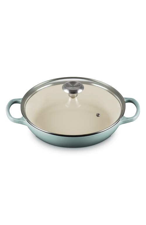 Le Creuset Signature 2.25-quart Enameled Cast Iron Braiser In Sea Salt