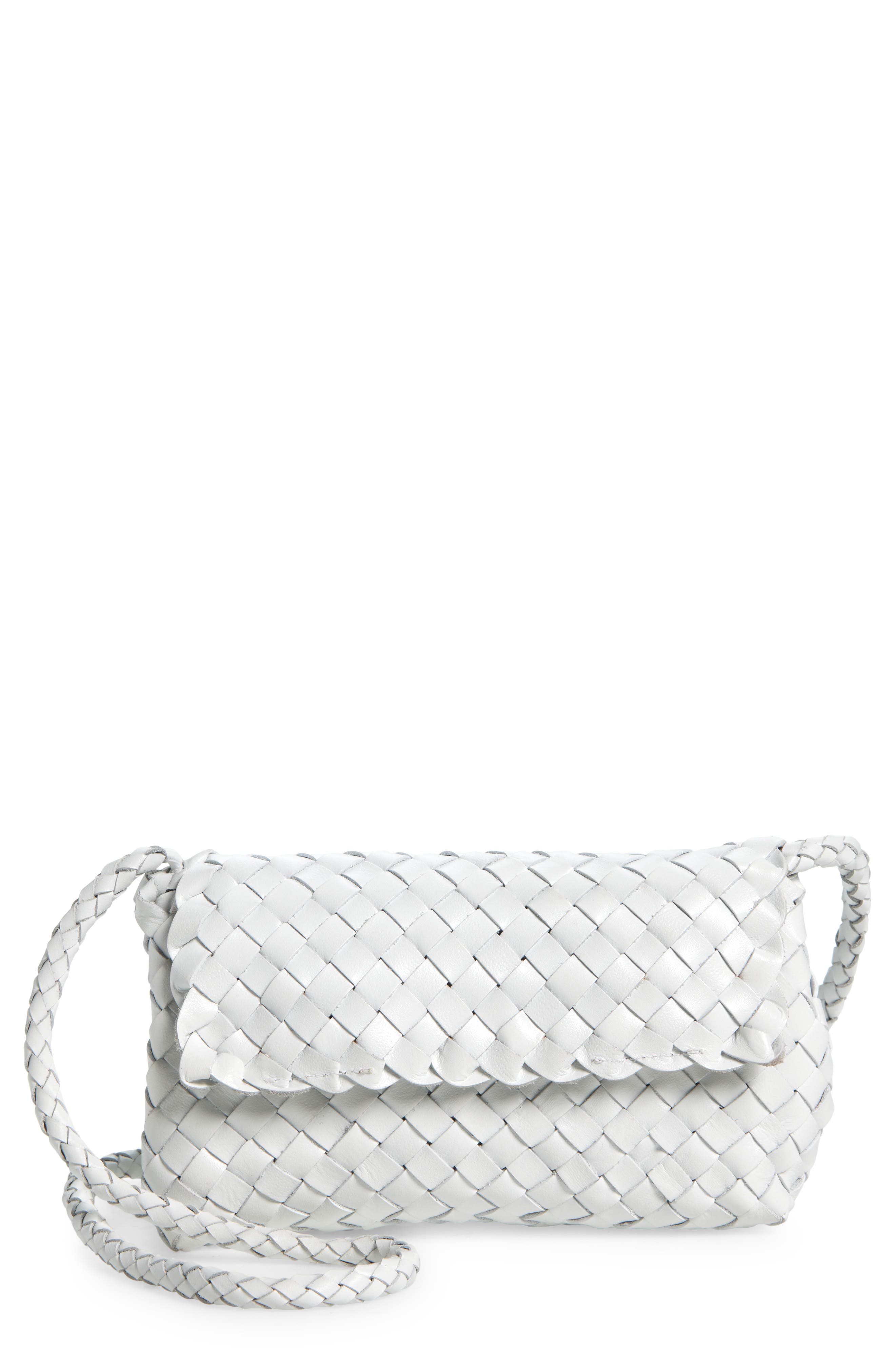 Loeffler Randall Mini Vinnie Woven Leather, Main, color, 