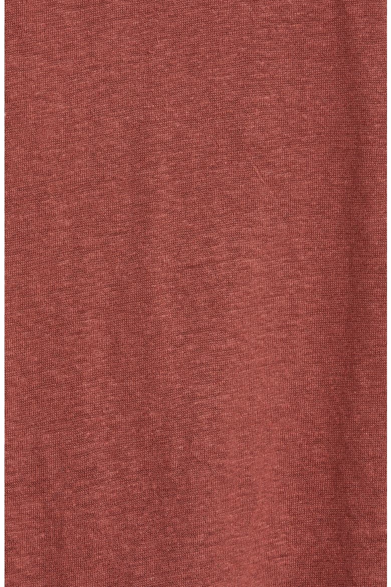 Boxy Crewneck Top, Alternate, color, DEEP TERRA COTTA
