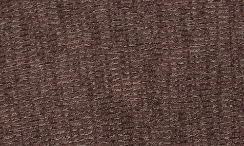 Max Studio Three-quarter Sleeve Rib Top In Brown