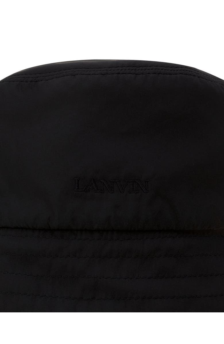 Lanvin Leopard Print Reversible Bucket Hat, Alternate, color, Leopard