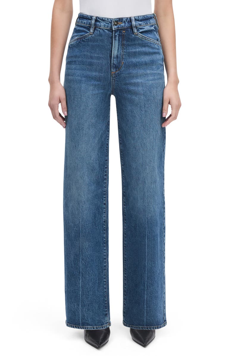 Favorite Daughter The Mischa Super High Waist Wide Leg Jeans, Main, color, Campbell