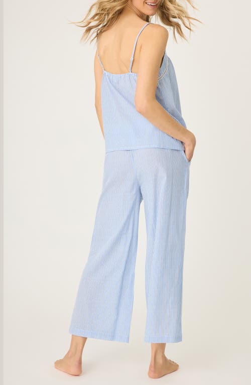 Shop Pj Salvage Dainty Daisy Pajamas In Bright Blue