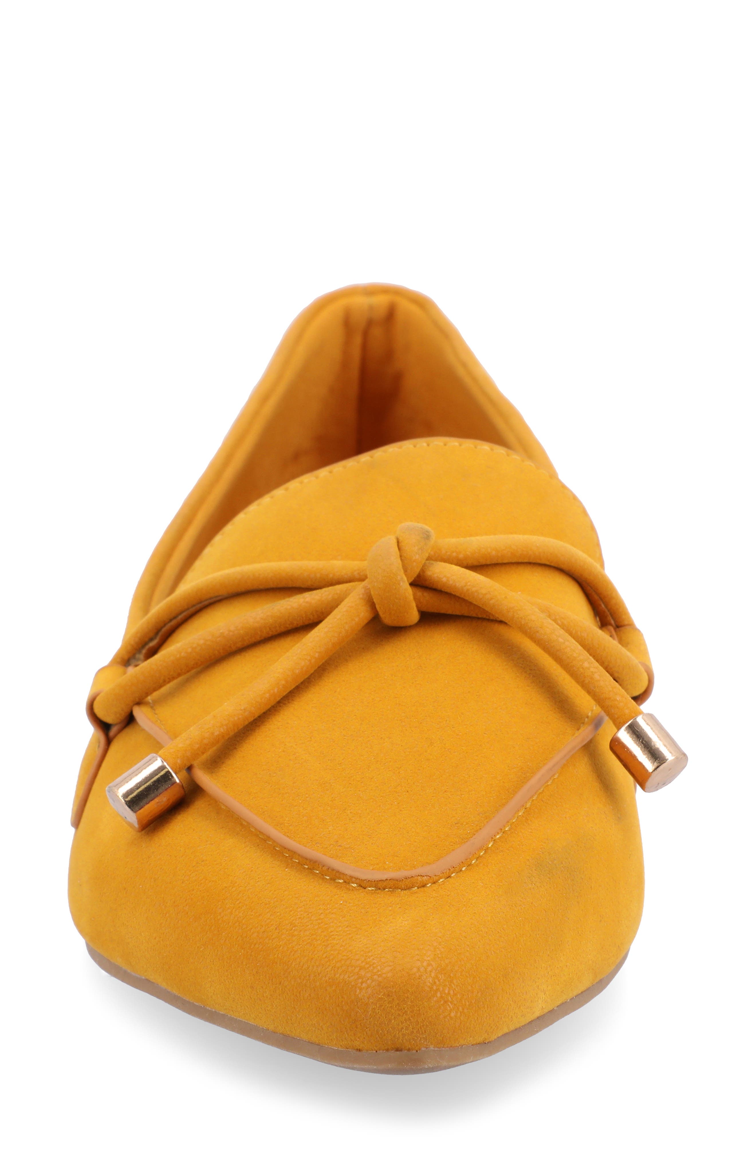 Muriel Flat - Narrow Width, Alternate, color, MUSTARD