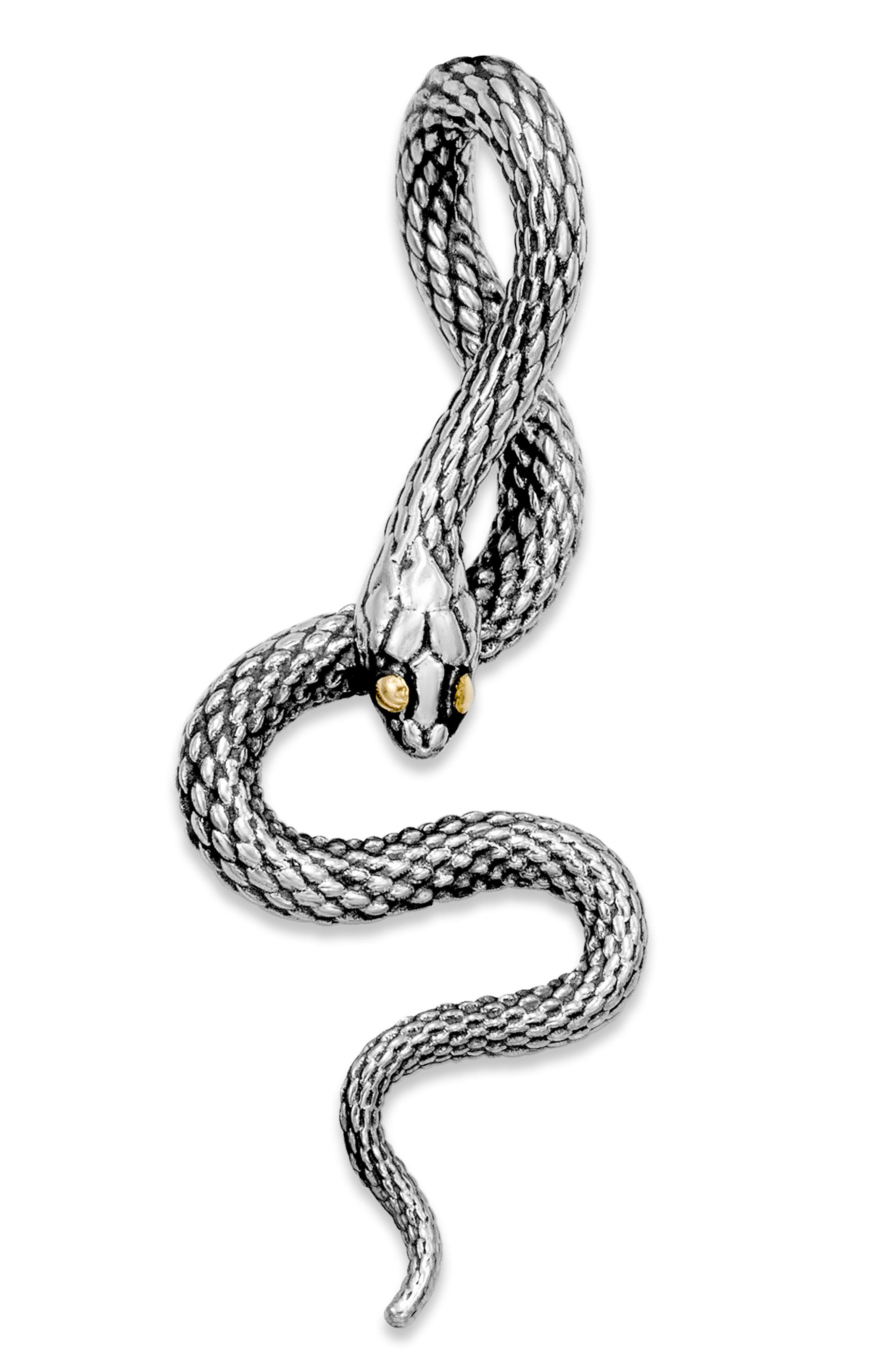 Serpent Sterling Silver Pendant