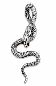 Serpent Sterling Silver Pendant