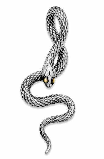 Serpent Sterling Silver Pendant