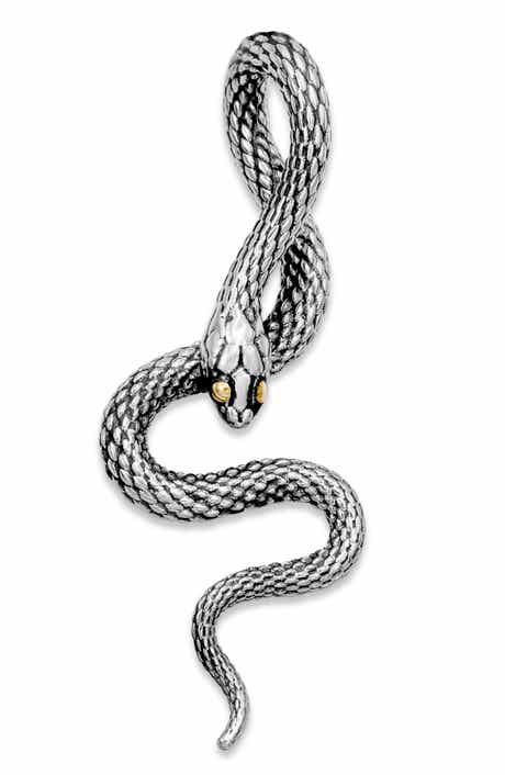 Serpent Sterling Silver Pendant