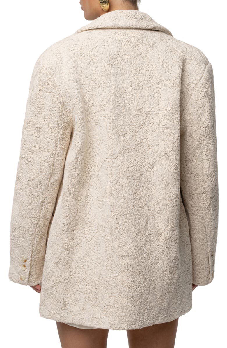 JLUXLABEL Avenue Oversize Knit Blazer, Alternate, color, Ivory