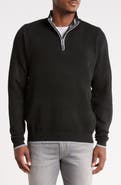 T.R. PREMIUM Quarter-Zip Mock Neck Sweater