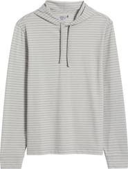 johnnie-O Wycliff Stripe Hangin' Out Drawstring Hoodie