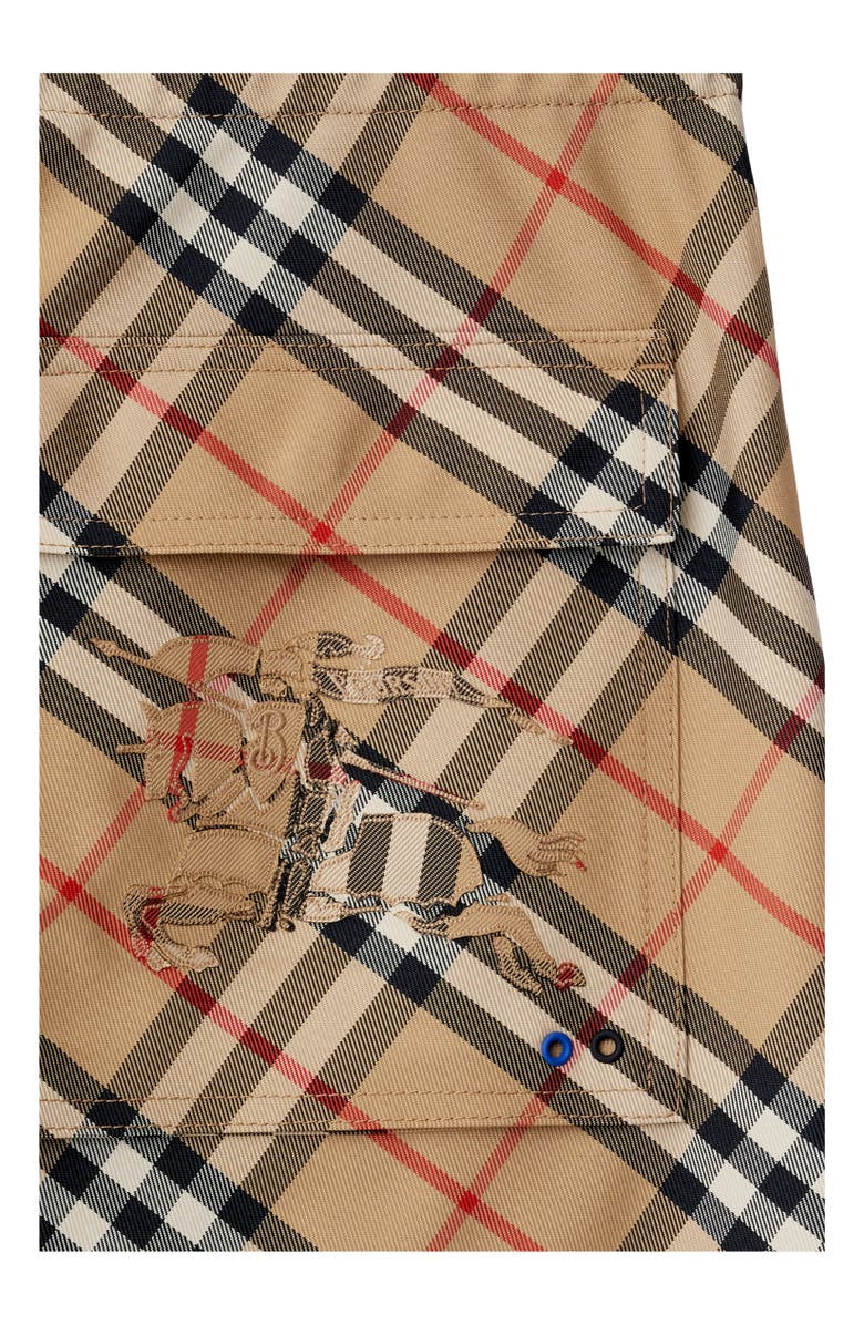 Burberry Check Shorts, Alternate, color, Sand