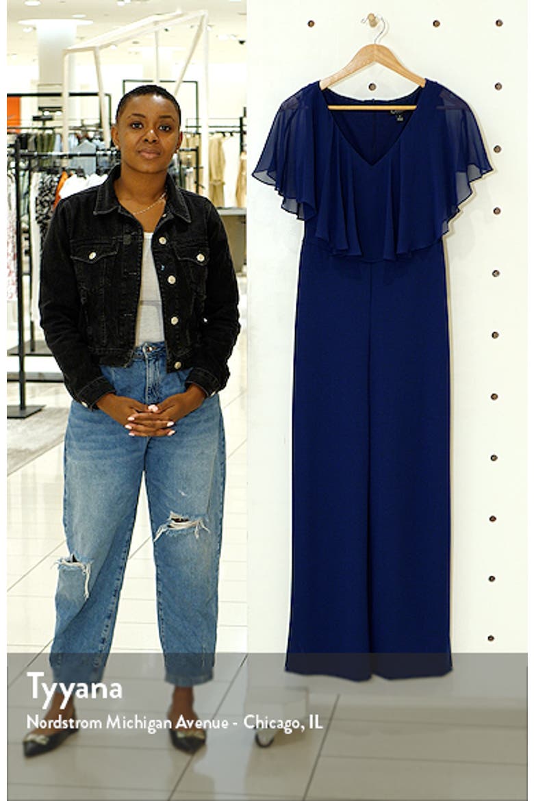 Chiffon Cape Jumpsuit video