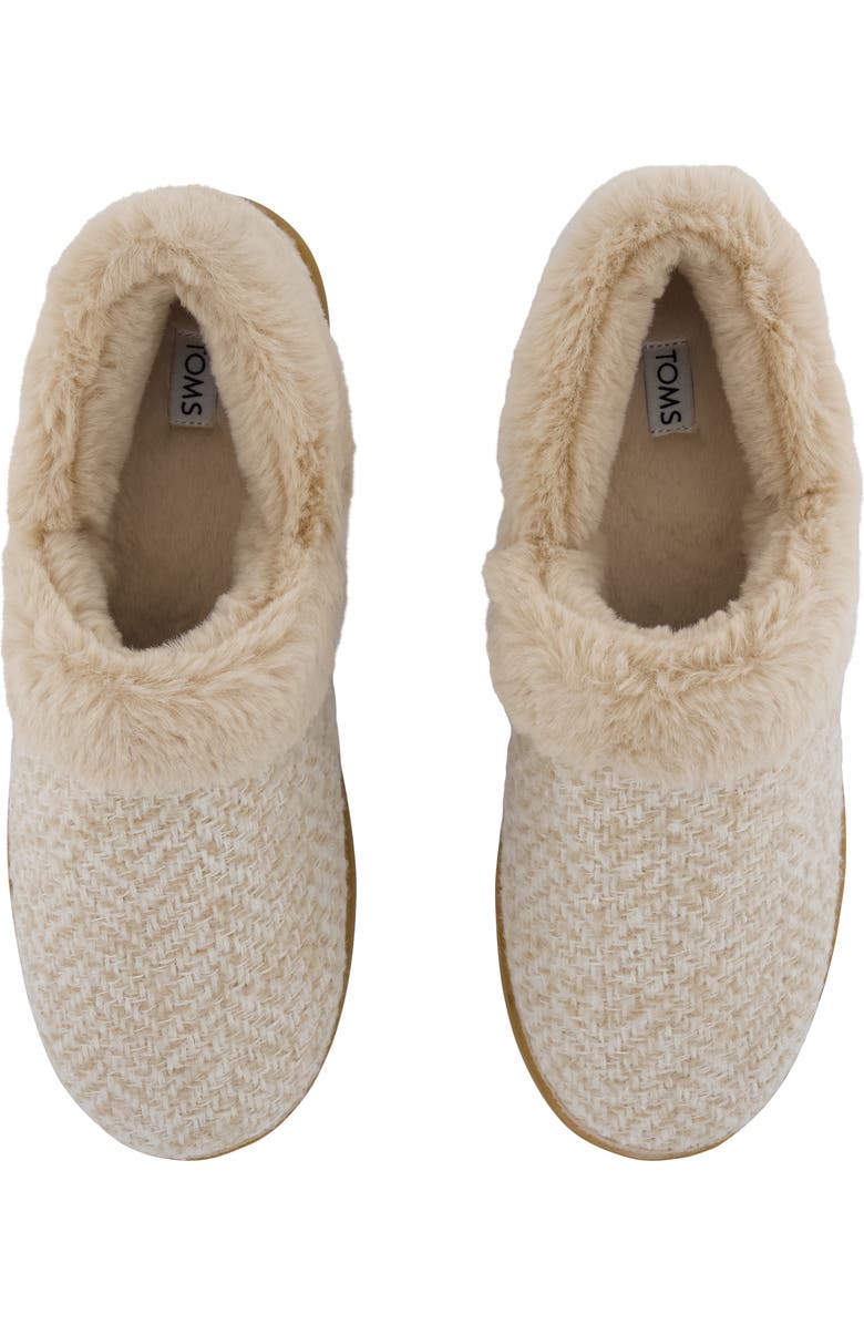 TOMS Oslo Faux-Fur Lined Convertible Slipper, Alternate, color, Beige/ Khaki