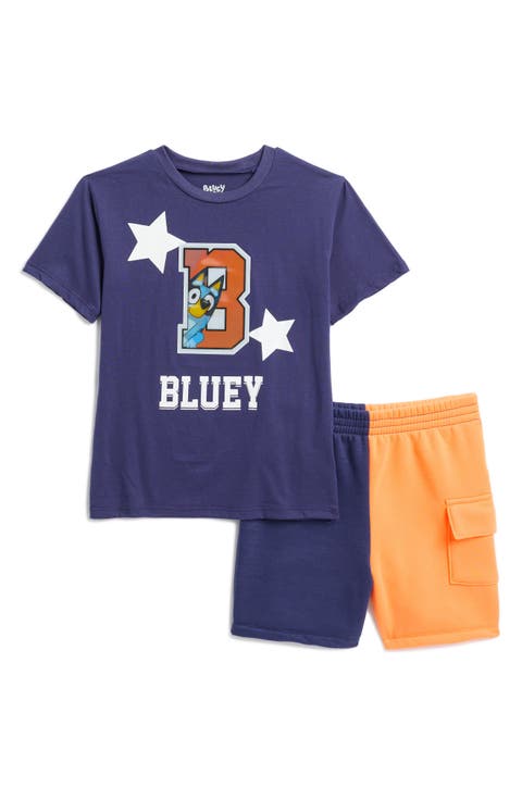 Kids' Bluey Lenticular T-Shirt & Shorts Set (Toddler & Little Kid)