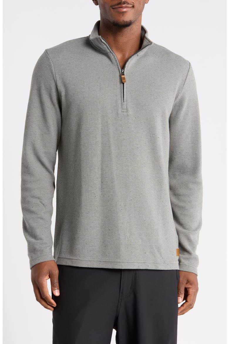 Group Tour Quarter Zip Pullover, Main, color, DARK OLIVE