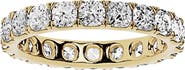 Jennifer Fisher 18K Gold Lab Created Diamond Eternity Ring - 2.8 ctw