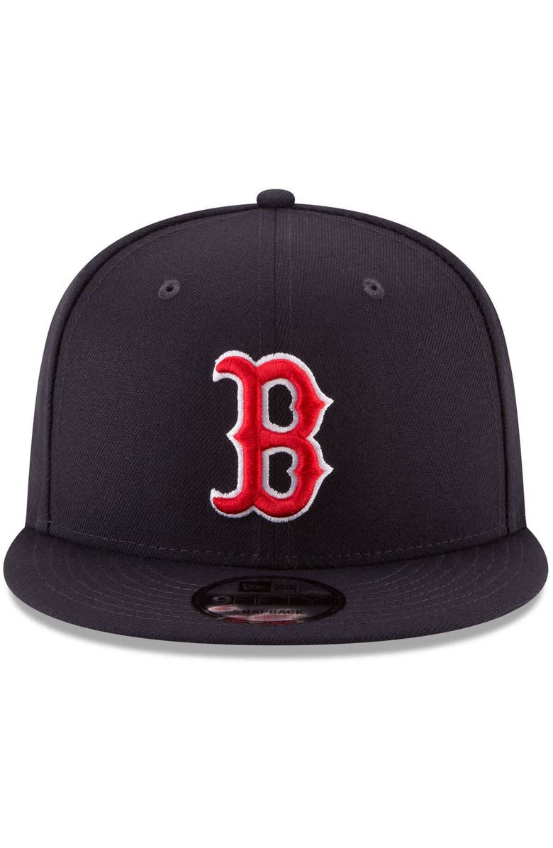 New Era Men's New Era Navy Boston Red Sox 2025 MLB Postseason Side Patch 9FIFTY Snapback Hat, Alternate, color,