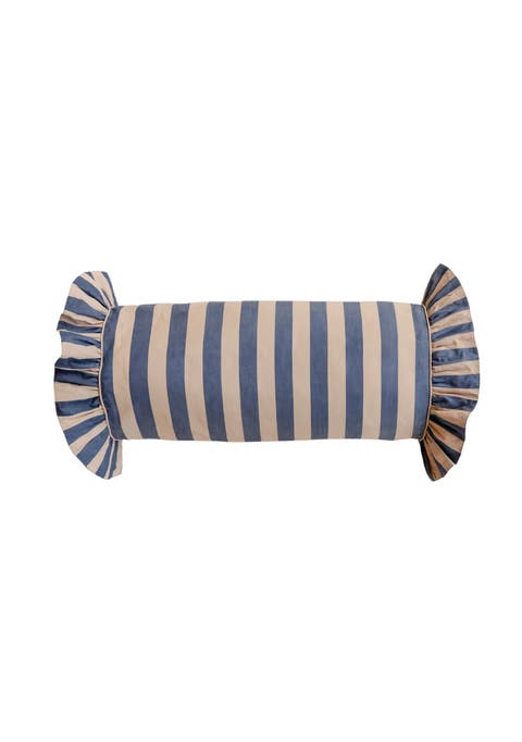 Cotton Ruffle Stripe Pillowcase