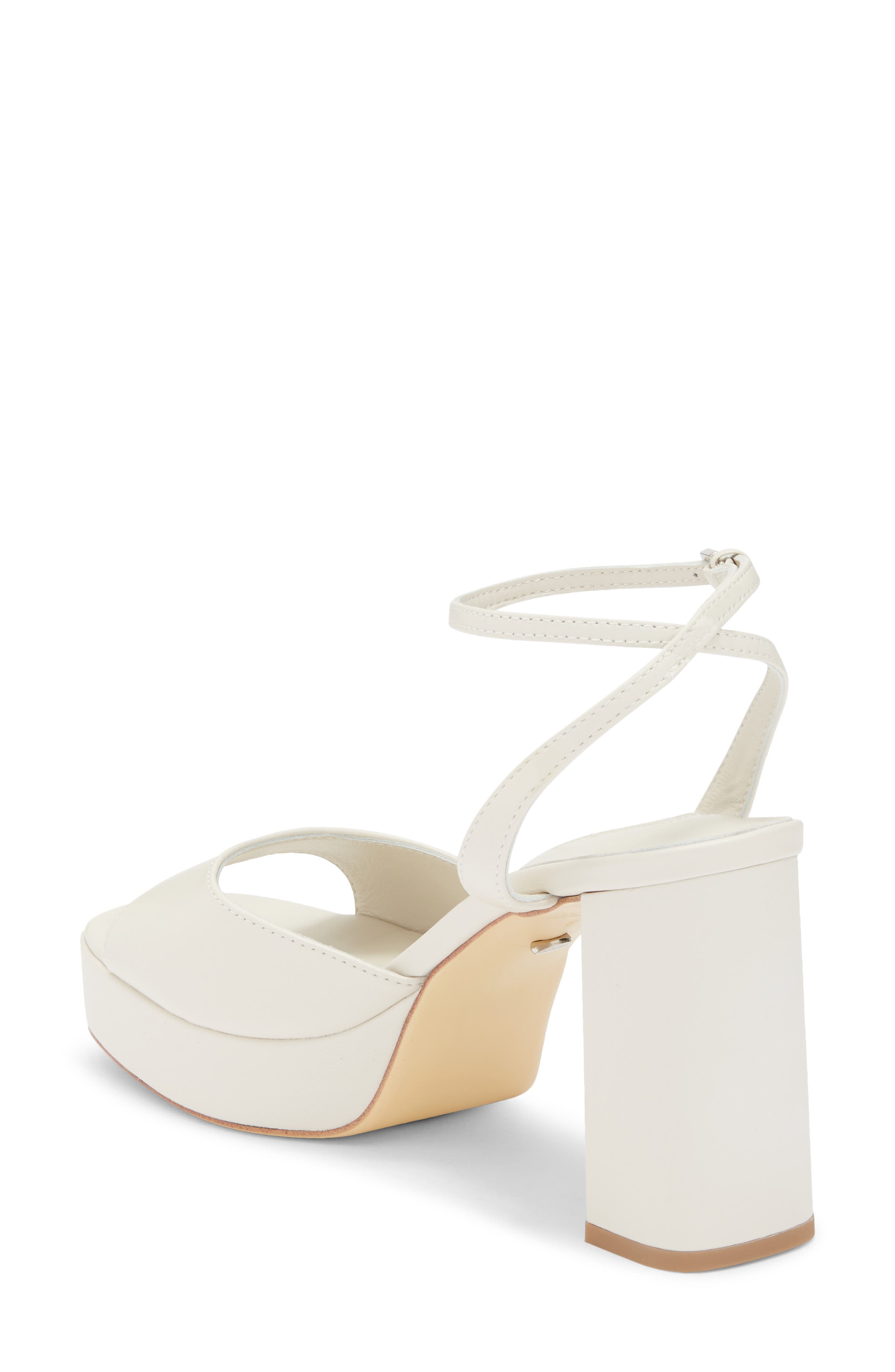 Freya Ankle Strap Slide Sandals, Alternate, color, DOVE NAPPA