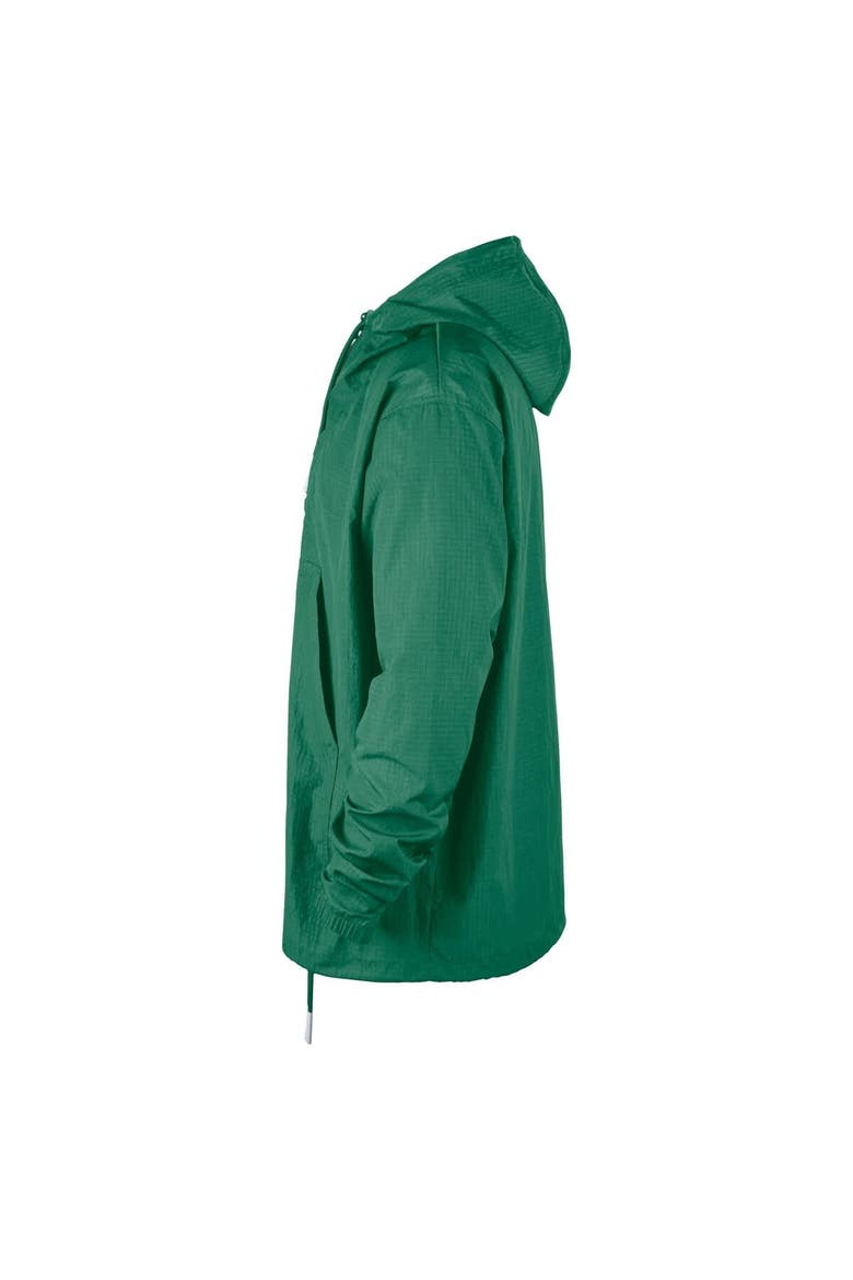 Men's Nike  Green Boston Celtics Courtside Premium Club Anorak Quarter-Zip Pullover Hoodie, Alternate, color, Green