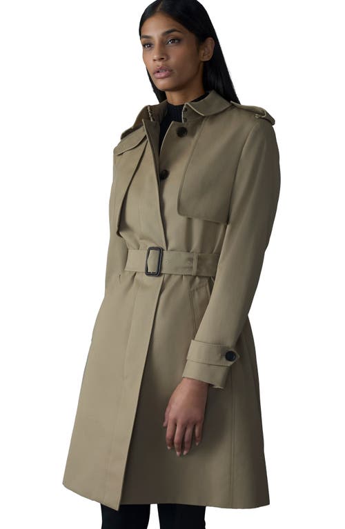 Mackage Winn 2-in-1 Classic Trench Coat In Light Camel
