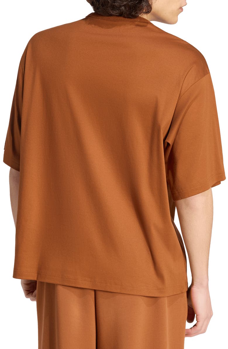 adidas Soft Lux Oversize Cotton T-Shirt, Alternate, color, Dusky Bronze