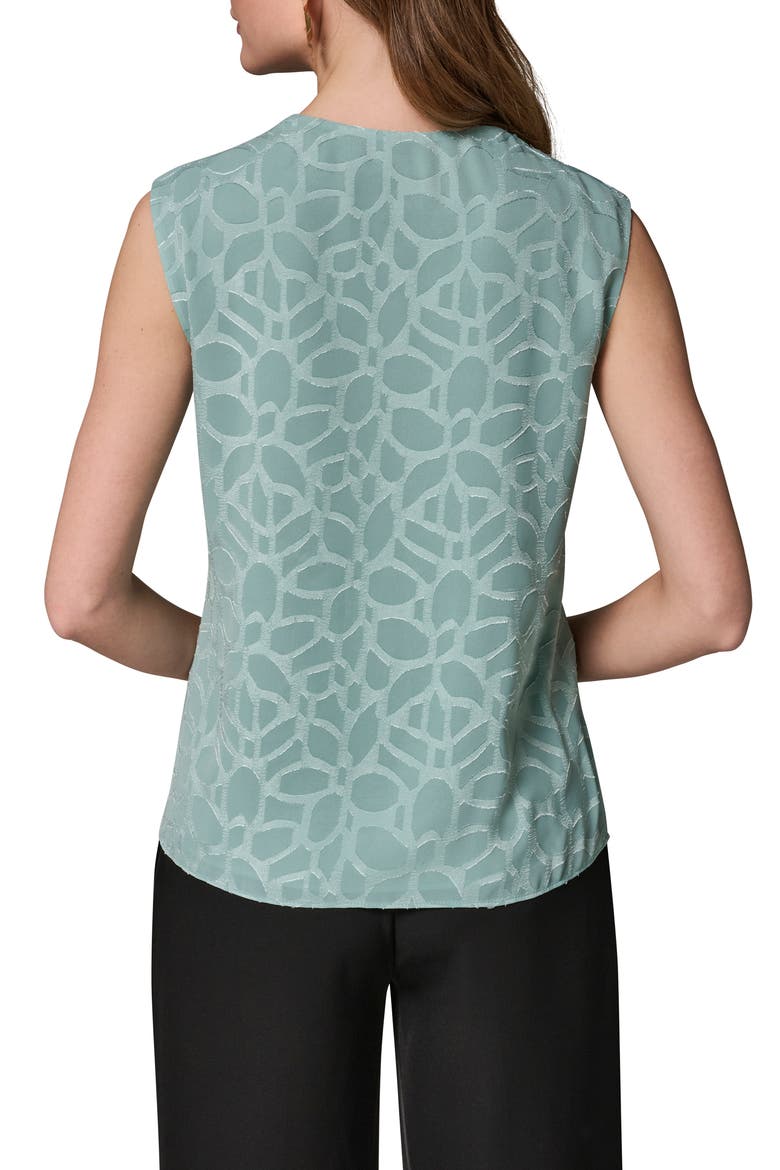 Gathered Texture Sleeveless Top, Alternate, color, WATERLILY