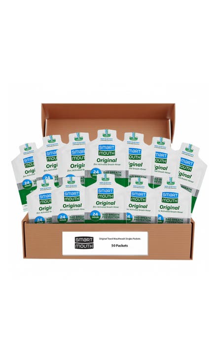 Original Zinc Activated Mouthwash Single Packs Fresh Mint 50 Count 50 Count