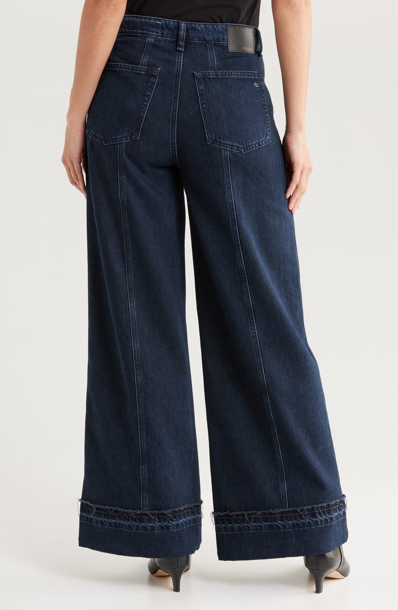 rag & bone Marina Wide Leg Jeans, Alternate, color, 