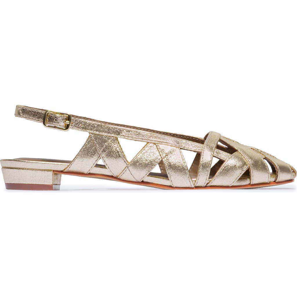 Bernardo Footwear Glinda Flat In Gold